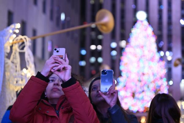 The tree arrives in NYC on Nov. 9 and will be up until mid-January.