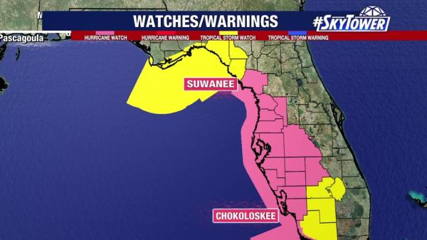 Florida Gov. Ron DeSantis and other state officials held a news co<em></em>nference on Sunday morning and said evacuations are likely, and time is running out to prepare for the hurricane's potentially deadly impacts.