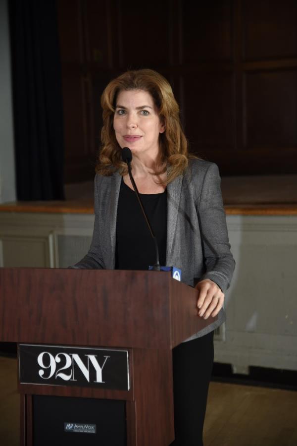 NYC Council Member Julie Menin attends the 92NY Groundbreaking Ceremony for Buttenwieser Hall on June 28, 2022 in New York City.