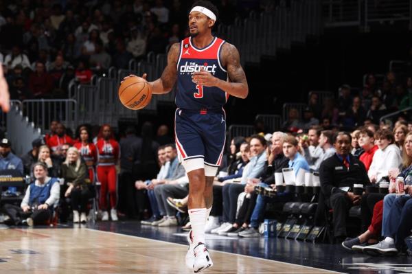 Bradley Beal of the Washington Wizards during a game in March 2023.