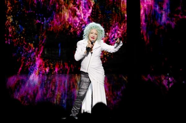 Cyndi Lauper at Madison Square Garden.