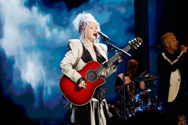 Cyndi Lauper at Madison Square Garden.