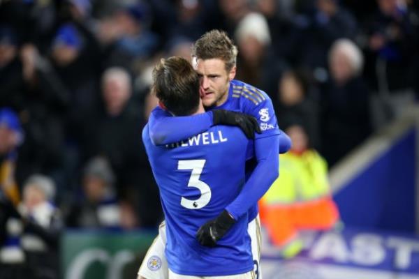 Ben Chilwell played alo<em></em>ngside Jamie Vardy at Leicester City