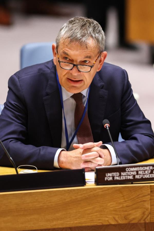 UN Relief and Works Agency (UNRWA) Commissio<em></em>ner General Philippe Lazzarini 