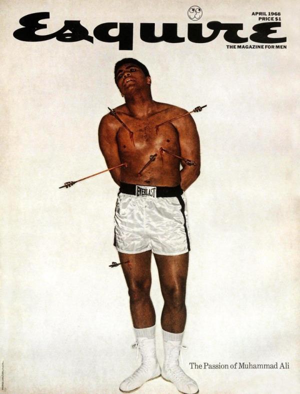 The ico<em></em>nic Muhammed Ali cover for Esquire. 