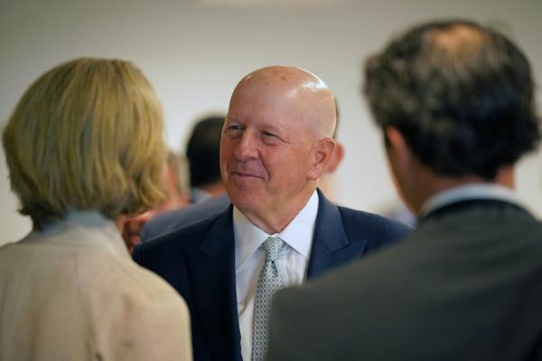 David Solomon during an event attended by Prime Minister Rishi Sunak at the Business Roundtable in Washington, DC, on June 8.