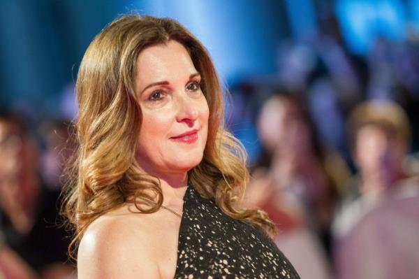 Barbara Broccoli, producer of James Bond franchise, smiling at the camera at the 'Film Stars Don't Die in Liverpool' premiere, Toro<em></em>nto Film Festival 2017