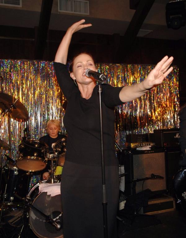 Belinda Carlisle of the Go-Go's during Nordstrom Silverscreen.com Party at Marquee at Marquee in New York City, New York, United States.