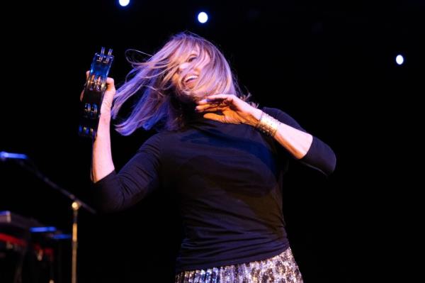 Rock and Roll Hall of Fame inductee Belinda Carlisle, singer and founding member of The Go-Go's, performs o<em></em>nstage at Saban Theatre on October 27, 2022 in Beverly Hills, California. 