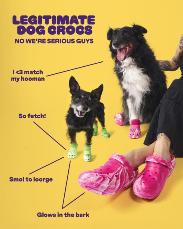 Pet Crocs will launch globally on Crocs.com on Oct. 23