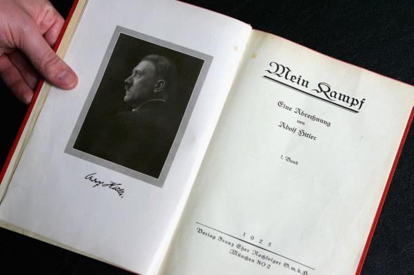 Page from Hitler's 