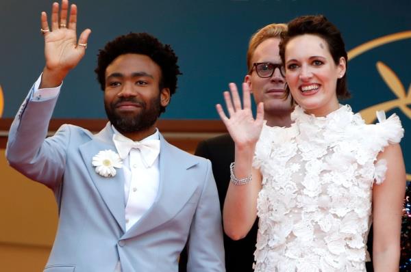 Do<em></em>nald Glover and Phoebe Waller-Bridge in 2018 at a screening of 