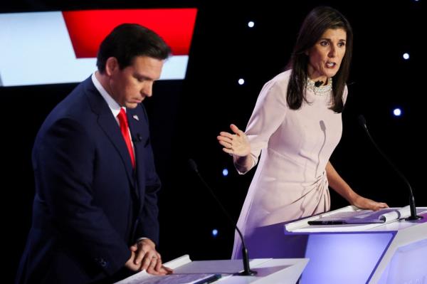 Florida Governor Ron DeSantis and Former U.S. Ambassador to the United Nations Nikki Haley