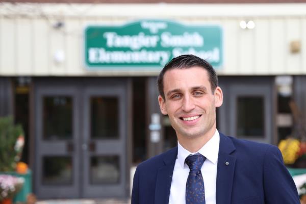 Tangier Smith Elementary School teacher John Melandro won the Milken Educator Award.