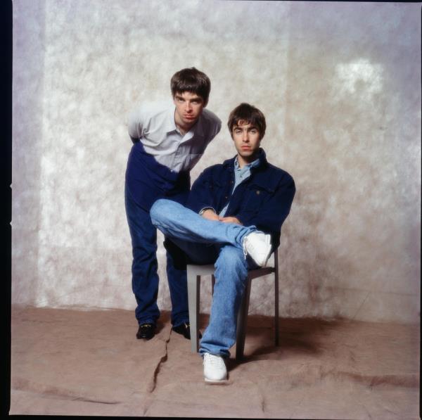 The Gallagher brothers in Tokyo in Sept. 1994