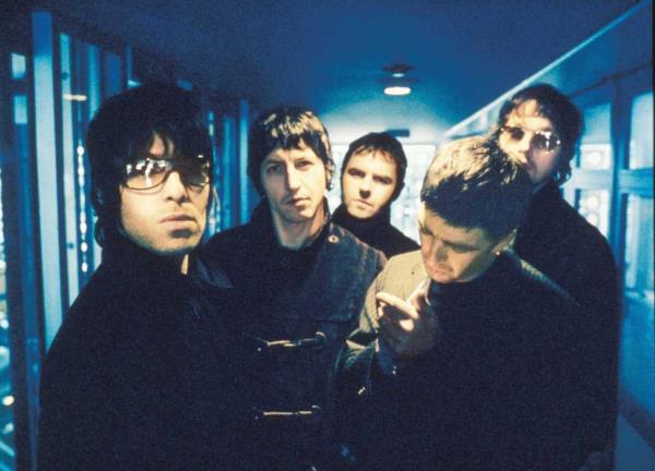 Noel and Liam Gallagher and their former Oasis bandmembers