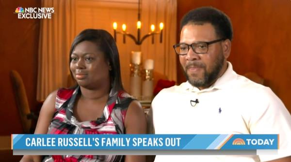 The parents of Carlee Russels spoke out to NBC News a<em></em>bout how they reacted to seeing their daughter on their doorstep.</p>

<p>　　