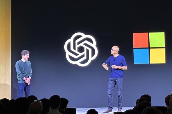 OpenAI CEO Sam Altman and Microsoft CEO Satya Nadella