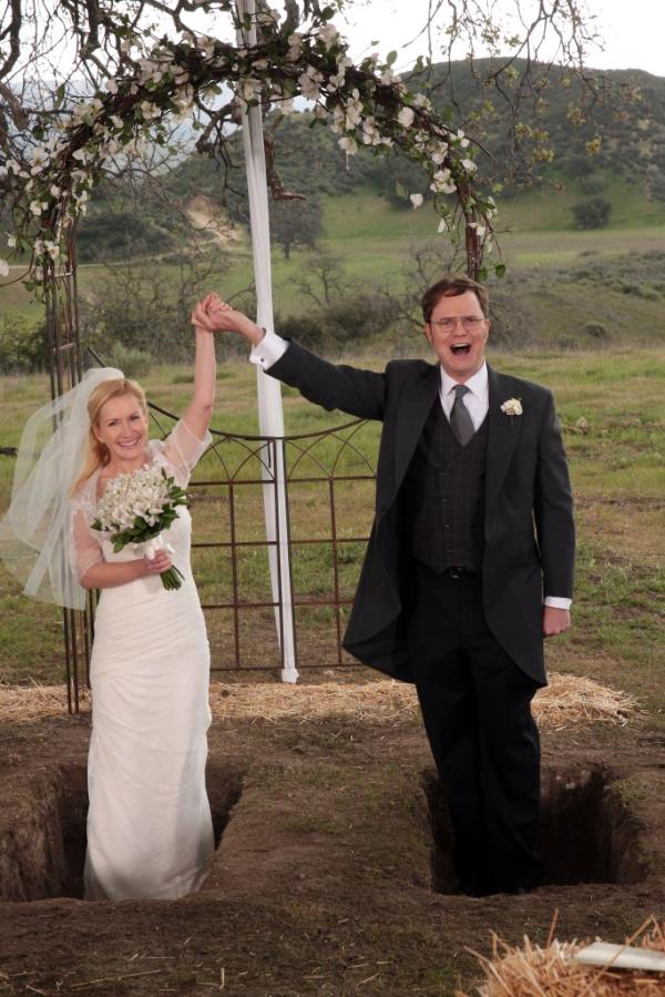 Angela and Dwight getting married on 