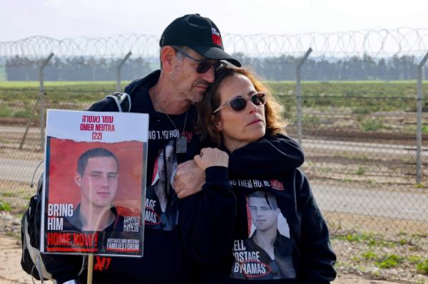 Ro<em></em>nen and Orna Neutra have traveled to Israel and back multiple times to advocate for their son's release.