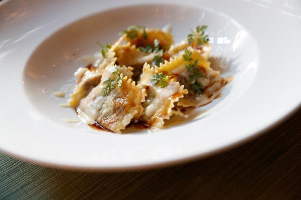 Agnolotti dish.