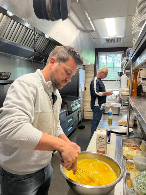 Chef Andrew Molen and partner Troy Caruso