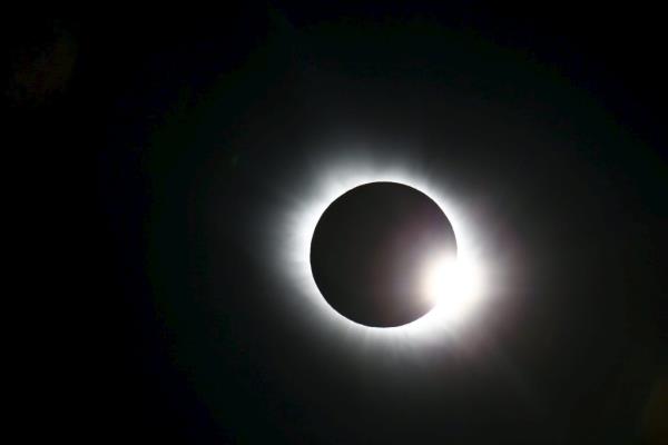 A total solar eclipse 