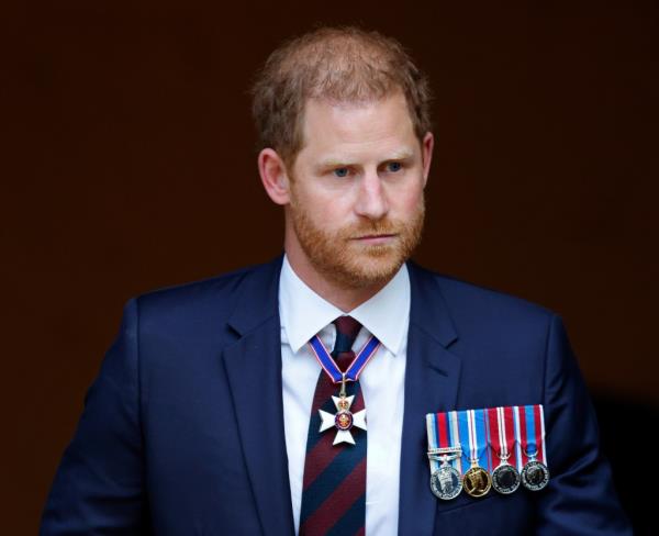 Prince Harry in Lo<em></em>ndon on May 8, 2024, for the 10th anniversary of the Invictus Games.