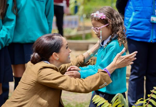 Meghan Markle during her four-day tour in Colombia