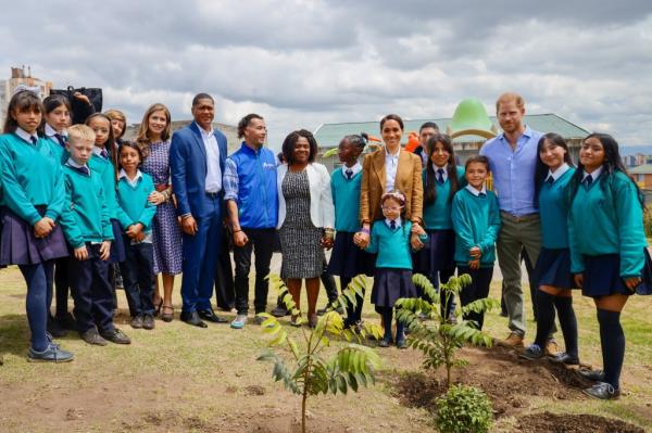 Prince Harry and Meghan Markle during their four-day tour of Colombia