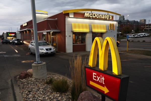 McDonald's drive thru restaurant.