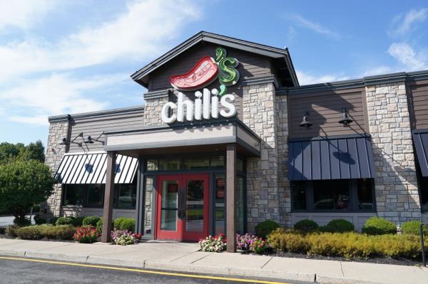 Exterior view of a Chili's Grill & Bar restaurant in Riverdale, NJ taken on September 1, 2024.