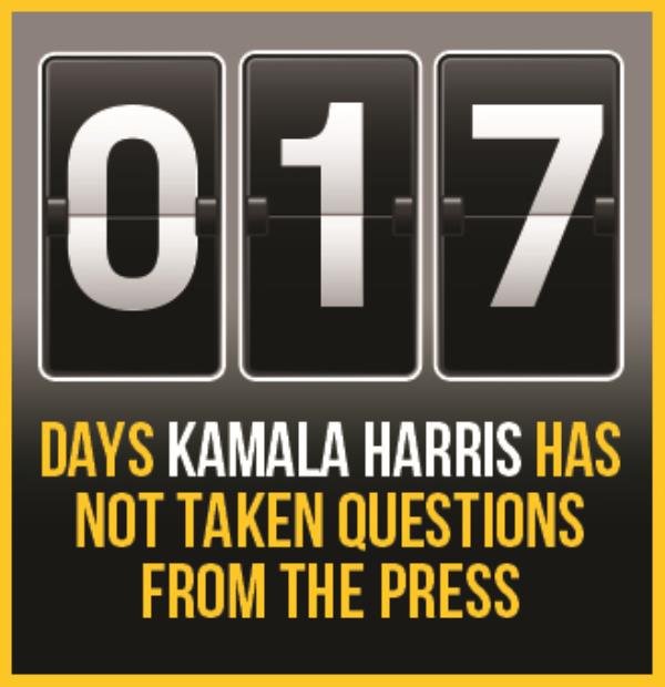 Kamala Harris press interviews