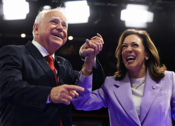 Tim Walz, Kamala Harris