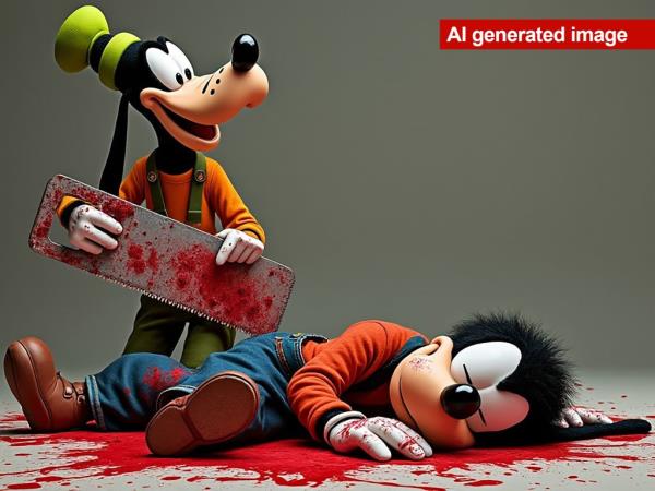 Fake image of Goofy made by Grok