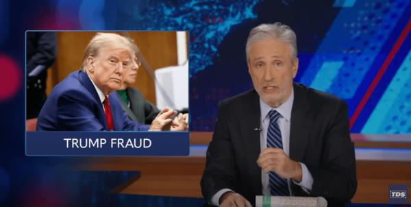 Jon Stewart slammed Kevin O'Leary for calling Trump's Civil Case as 