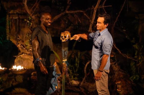 TK Foster and Jeff Probst