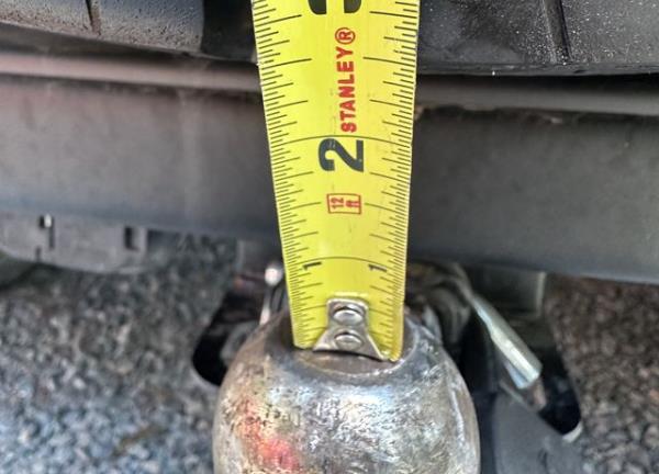 2024 jeep wrangler hitch ball clearance