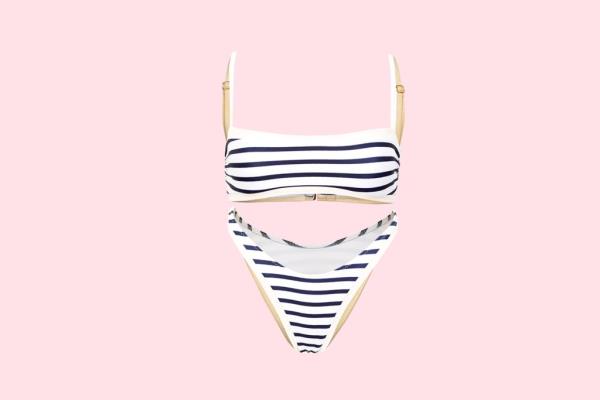 Image of a striped bikini