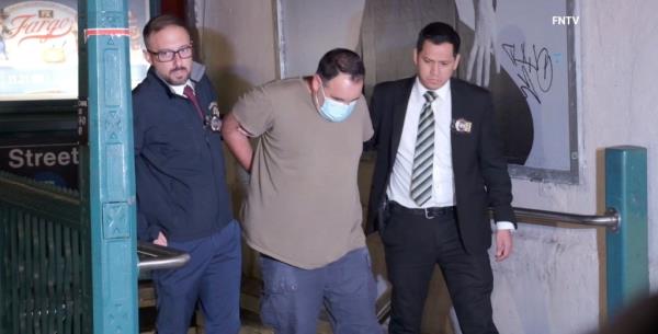 Video shows shooting suspect John Rote being escorted out of NYPD TD2 Wednesday,