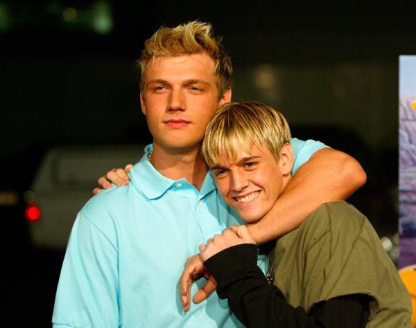 Nick and Aaron Carter. 