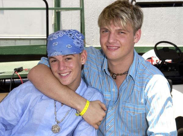 Nick and Aaron Carter. 