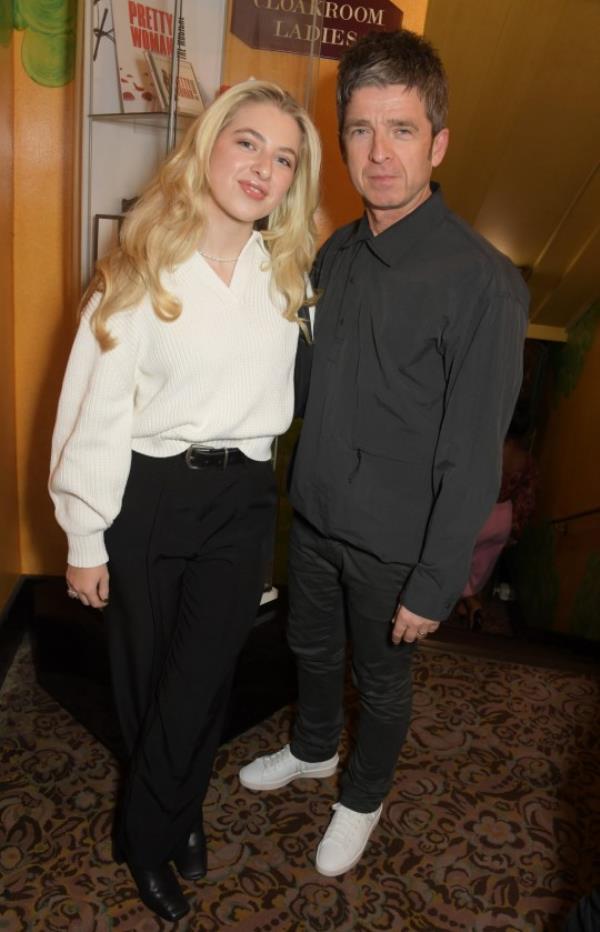 LONDON, ENGLAND - FEBRUARY 21: Anais Gallagher and Noel Gallagher attend the Ozwald Boateng show during Lo<em></em>ndon Fashion Week February 2022 at The Savoy Theatre on February 21, 2022 in London, England. (Photo by David M. Benett/Dave Benett/Getty Images)