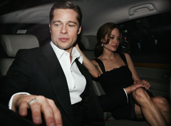 Brad Pitt and Angelina Jolie. 