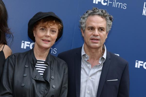 Susan Sarandon with Mark Ruffalo.