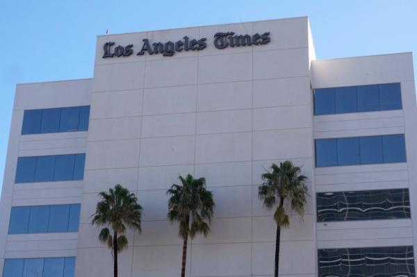 the HQ of the LA Times