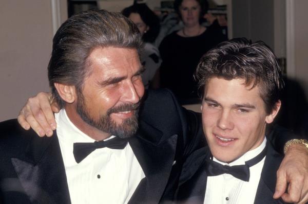 James and Josh Brolin at the 1987 Golden Globes