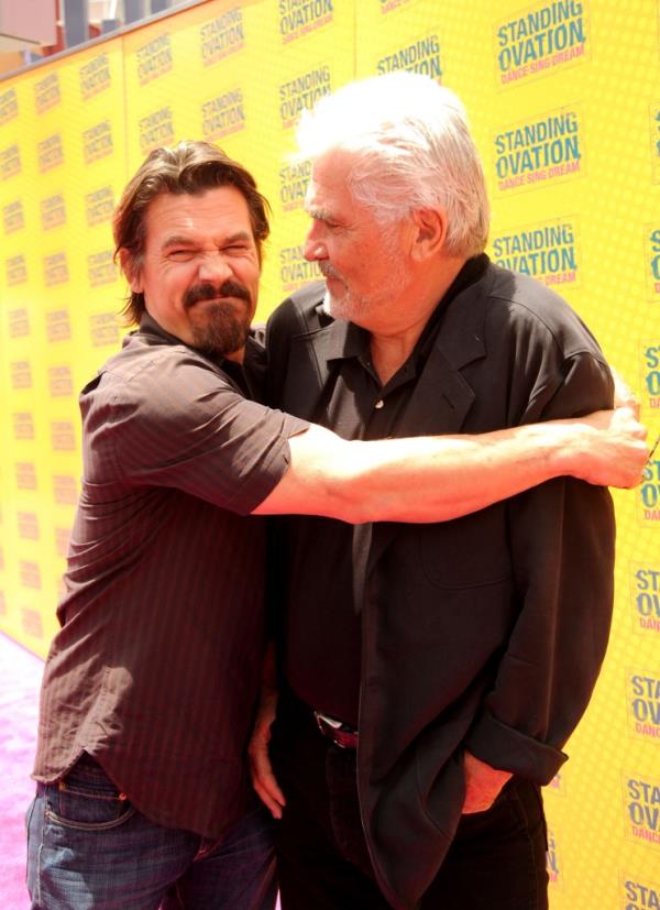 Josh and James Brolin at the 