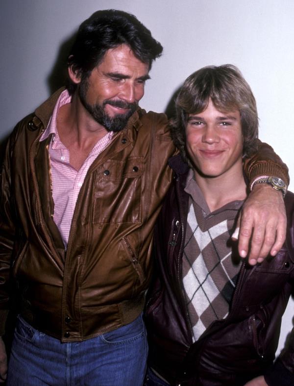 James Brolin with his son Josh in 1973