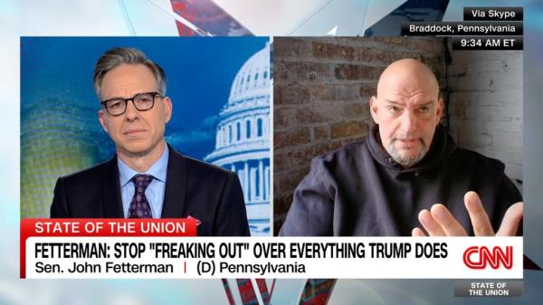 CNN anchor Jake Tapper mistakenly called Sen. John Fetterman 